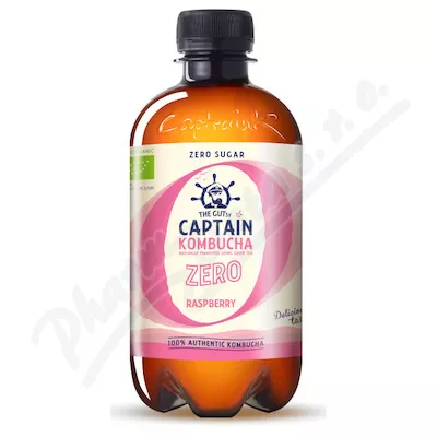 The Gutsy Captain Kombucha malina BIO 400ml zero