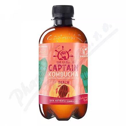 The Gutsy Captain Kombucha broskev BIO 400ml