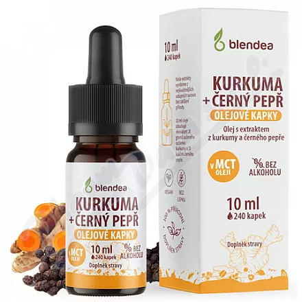 Blendea Turmeric Black Pepper Oil Drops 10ml
