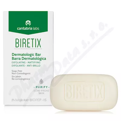 BIRETIX Dermatological Bar 80g - odličování,odličování obličeje,čištění obličeje,čistění pleti,