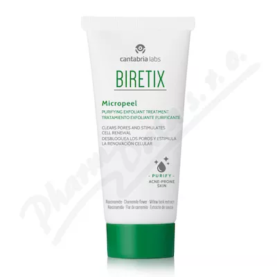 BIRETIX Micropeel Purifyng exfol.treatment 50ml - odličování,odličování obličeje,čištění obličeje,čistění pleti,