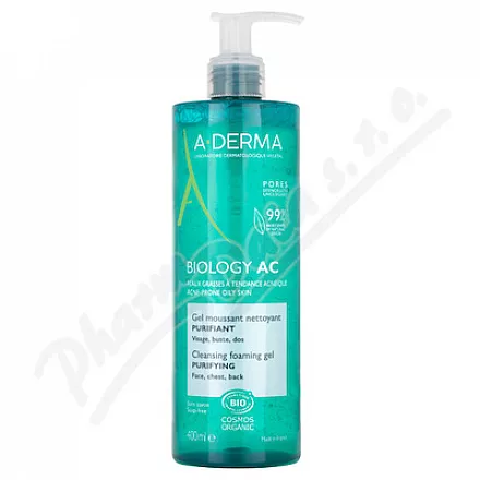 A-DERMA BIOLOGY AC Oczyszczający żel pieniący 400ml