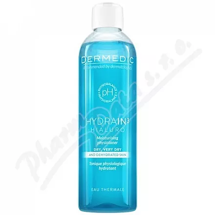 Dermedic Hydrain3 tonik nawilżający do skóry bardzo suchej 200ml - odličování,odličování obličeje,čištění obličeje,čistění pleti,