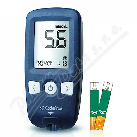 Kompletny zestaw glukometru SD Codefree