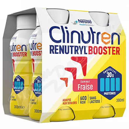 CLINUTREN RENUTRYL BOOSTER JAHODOVÁ PŘÍCHUŤ