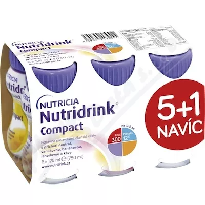 Nutridrink Compact 5+1 por.sol.6x125ml NOWOŚĆ