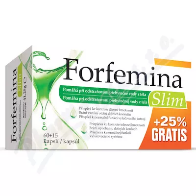 Forfemina Slim drenaż ciała 25% GRATIS 75 kapsułek