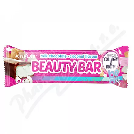 ActivLab Beauty Bar mléčná čokoláda a kokos 50g