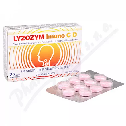 LYZOZYM Imuno C D Selen+vit.E a K cucací tbl.20