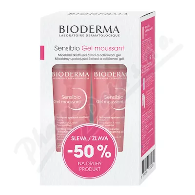 BIODERMA Sensibio Gel moussant 200ml 1+1 Festival