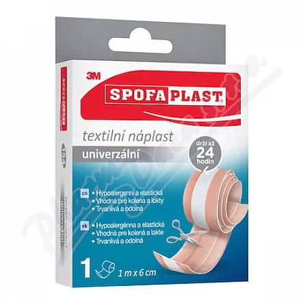 3M Spofaplast 154 Elastyczny plaster tekstylny 1mx6cm