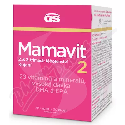 GS Mamavit 2 Těhotenství a kojení tbl.30/cps.30
