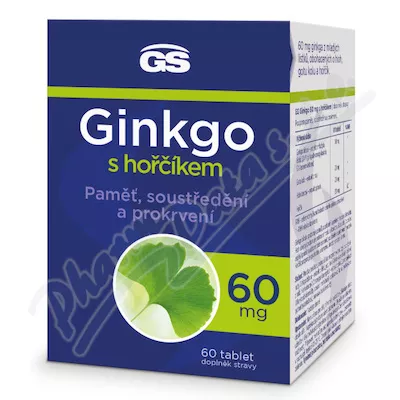 GS Ginkgo 60mg z magnezem tbl.60