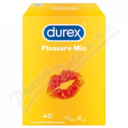 Prezerwatywa DUREX Pleasure Mix 40ks