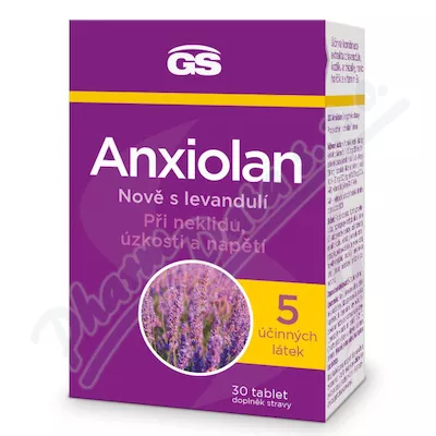 GS Anxiolan s levandulí tbl. 30