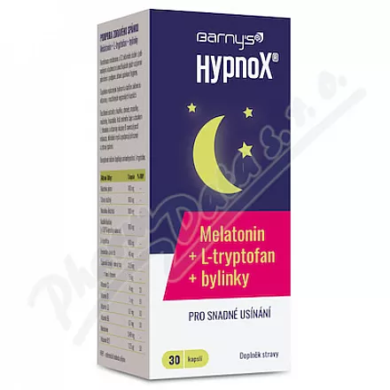 Barnys HypnoX MELATONIN L-tryptofan cps.30