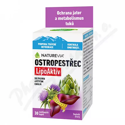 NatureVia Milk Thistle LipoAktiv cps.30