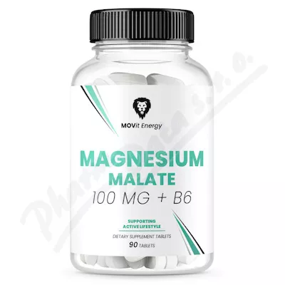 MOVit Magnesium Malate 100mg + B6 tbl.90