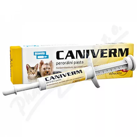Caniverm pasta doustna 4ml - Veterinární přípravky a potřeby pro vaše mazlíčky.