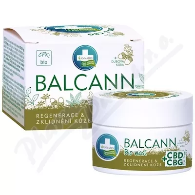 Annabis Balcann konopná Bio mast CBD+CBG 50ml