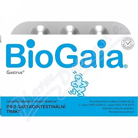 BioGaia Gastrus 30 probiotycznych tabletek do żucia