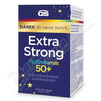 GS Extra Strong Multivit. 50+tbl.100+30 dárek 2023