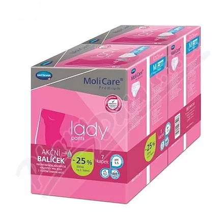 MoliCare Lady Pants inkont.7 kap.M duopack2x8ks