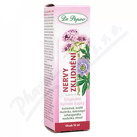 Krople ziołowe Dr.Popov Nerve Calming 50ml