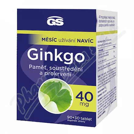 GS Ginkgo 40mg tbl.90 30
