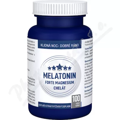 Melatonin Forte Magnesium chelát tbl.100 Clinical