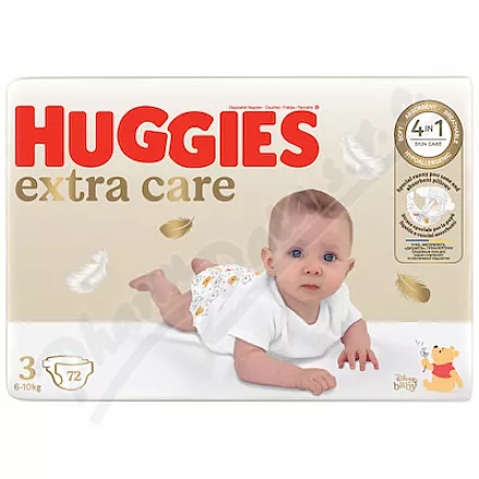 HUGGIES extra care 3 6-10kg 72szt