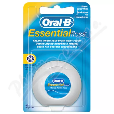 Oral-B nić dentystyczna EssentialFloss Mint Wax 50m