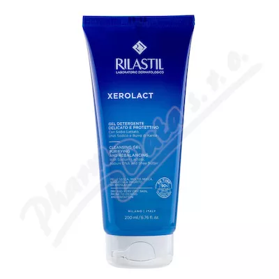 RILASTIL Xerolact čist.gel na obličej a tělo 200ml - odličování,odličování obličeje,čištění obličeje,čistění pleti,