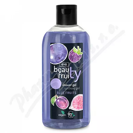 Eva natura beauty fruity sprchový gel blue 400ml