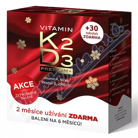 Biomin WITAMINA K2 D3 2000 j.m. PREMIUM 60 tubek 30