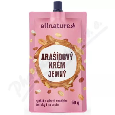 Allnature Arašídový krém jemný 50g