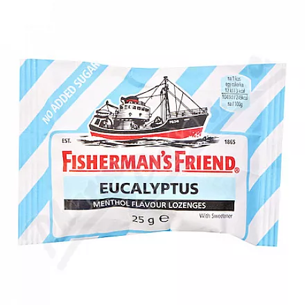 Cukierki Fishermans Friend dia eucalyptus/blue 25g