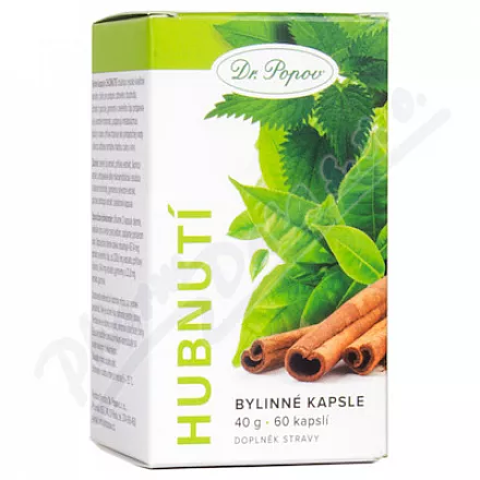 Dr Popov Ziołowe kapsułki odchudzające cps.60