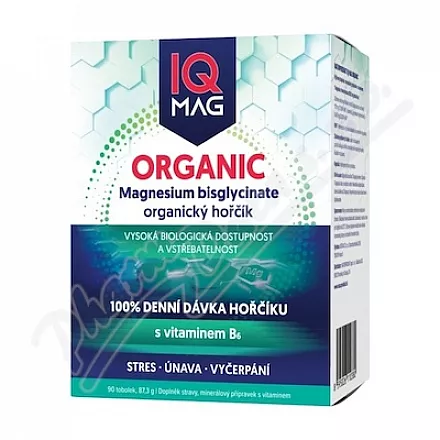 IQ Mag Magnez organiczny wit.B6 tob.90