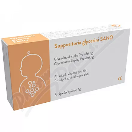 Supp.glycerini SANO Czopki glicerynowe Dla dzieci 1g 5szt