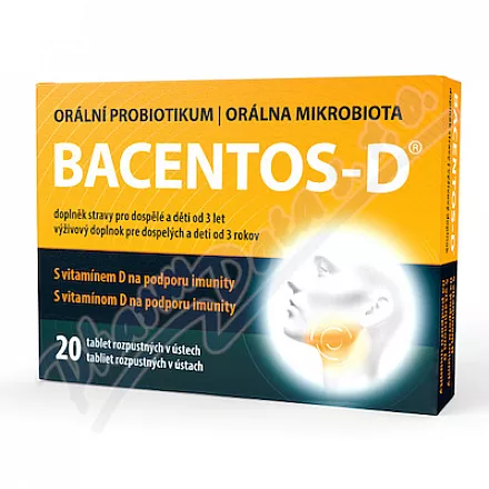 BACENTOS-D doustny probiotyk tbl.20
