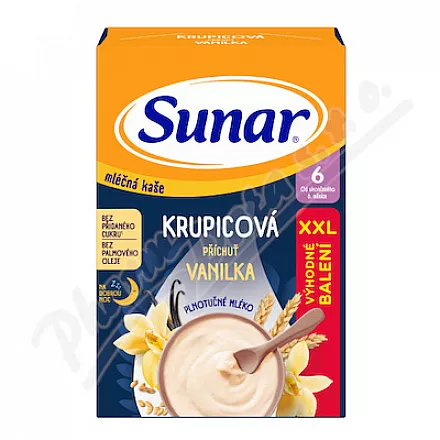 Sunar Ml.kaszka manna Waniliowa na dobranoc 340g