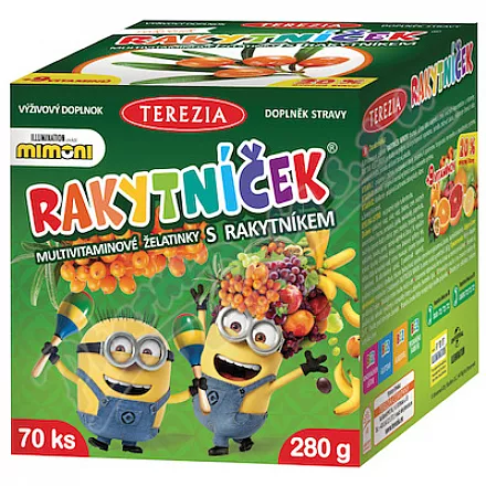 Żelatyny RAKYTNÍČEK MIMONI 70szt