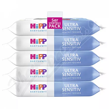 HiPP BabySANFT UltraSensitive Chusteczki nawilżane 5x48szt