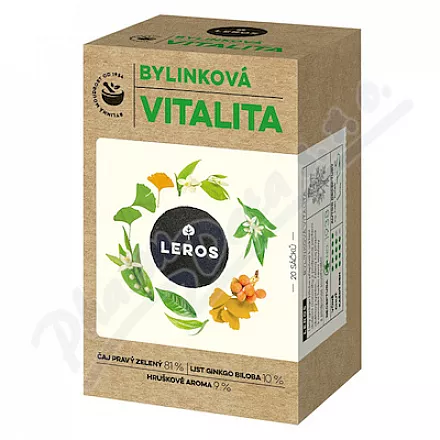 LEROS Bylinková vitalita čaj 20x2g