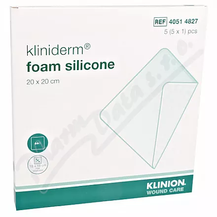 Silikonowy opatrunek piankowy Kliniderm 20x20cm 5szt