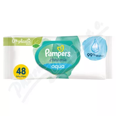 Pampers Harmonie Aqua čisticí ubrousky 48ks