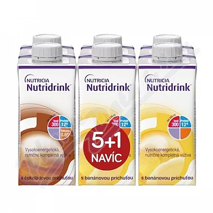 Nutridrink pack 5 1 (czekolada-banan) 6x200ml