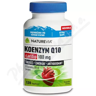 NatureVia Koenzym Q10 Cardio 100mg cps.120