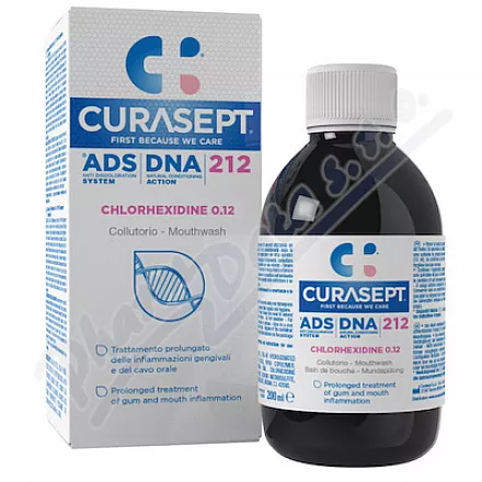 CURASEPT ADS DNA 212 PVP-VA Płyn do płukania ust 200ml